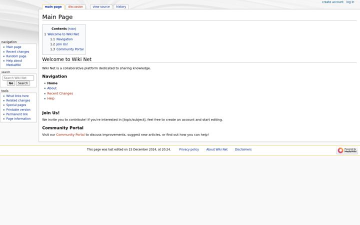 Screenshot of wiki-net.win
