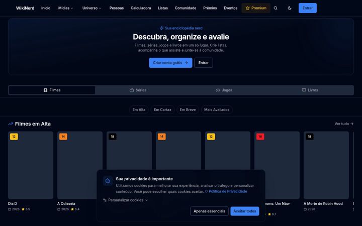 Screenshot of wikinerd.com.br