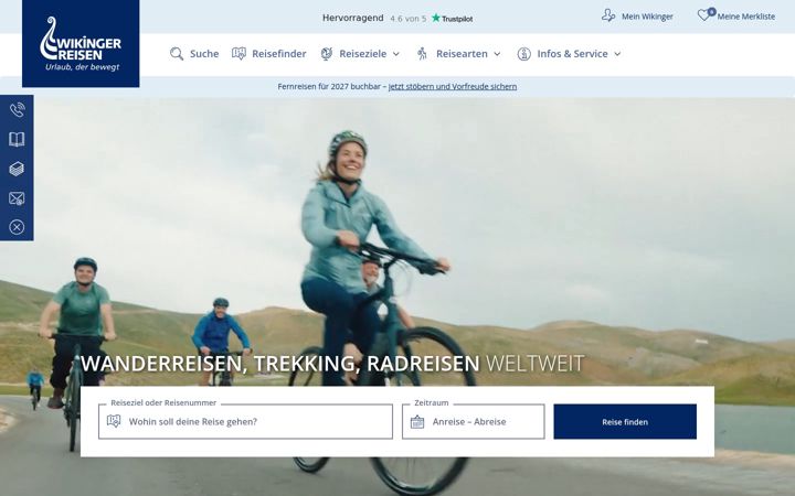 Screenshot of wikinger-reisen.de