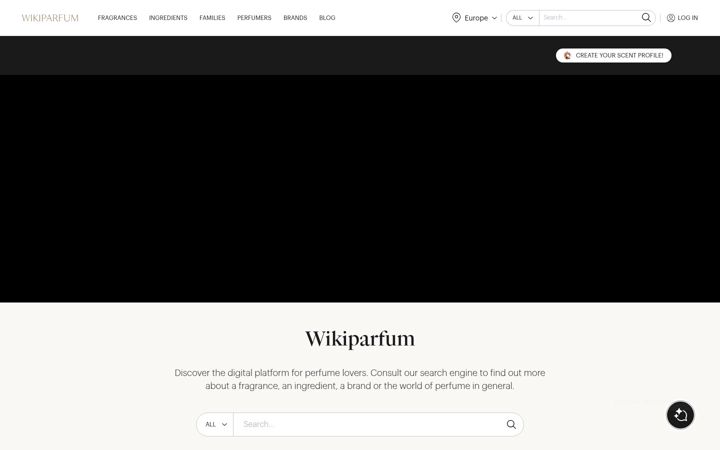 Screenshot of wikiparfum.com