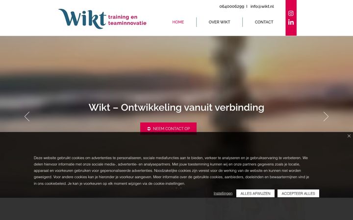 Skærmbillede af wikt.nl