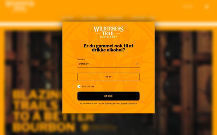 Screenshot van wildernesstraildistillery.com