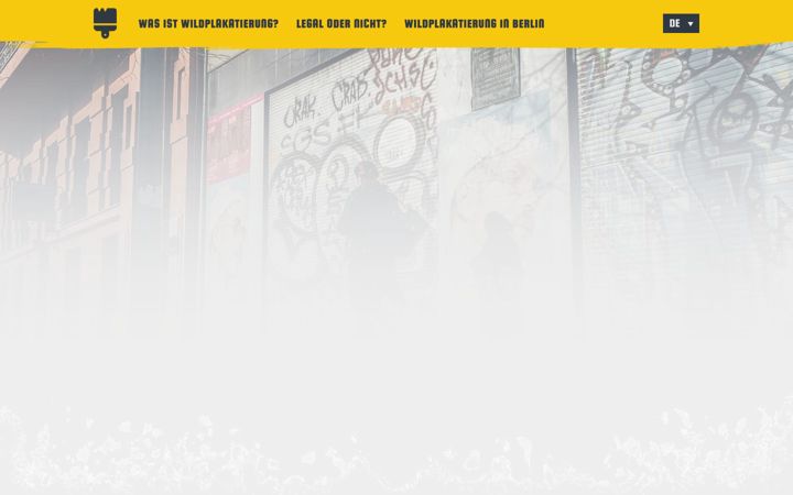 Screenshot ta' wildplakatierung.com
