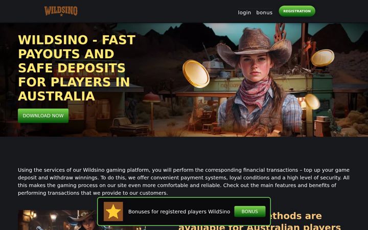 Screenshot of wildsinogames.com