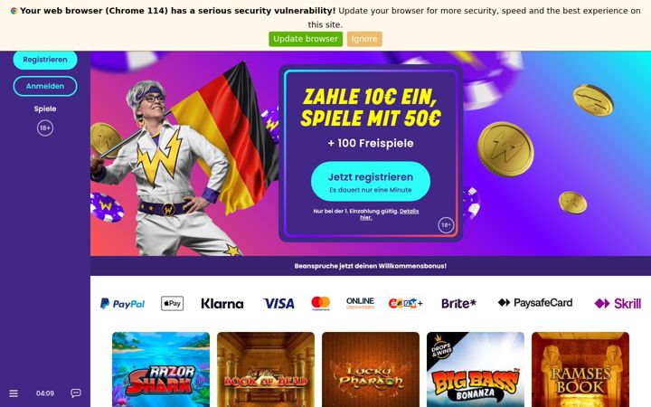 Screenshot of wildz.de