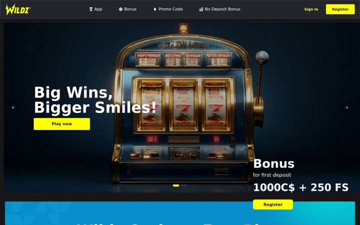 Screenshot of wildzcasinos.net