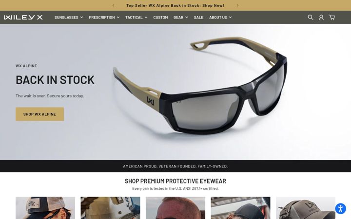 Screenshot of wileyx.com