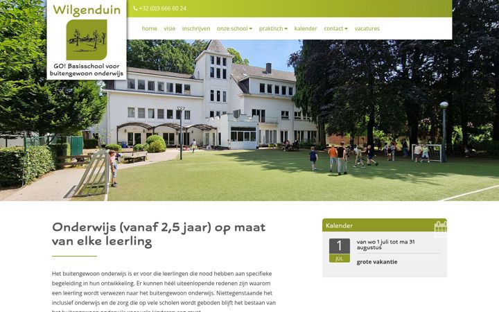 Screenshot of wilgenduin.be
