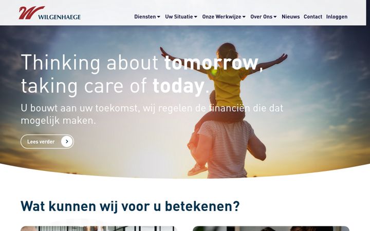 Skærmbillede af wilgenhaegecapitalmarkets.nl