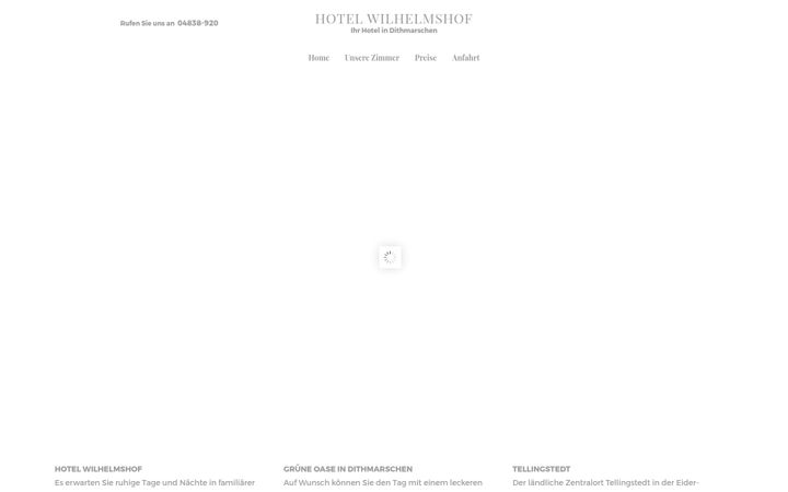 Screenshot of wilhelmshof-hotel.de