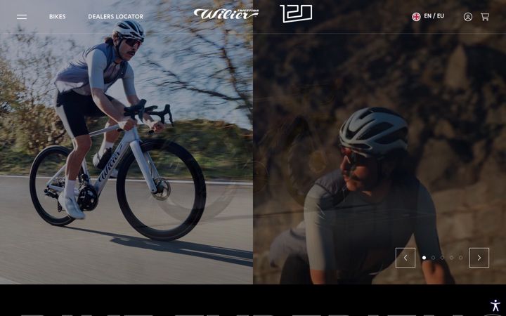Screenshot of wilier.com