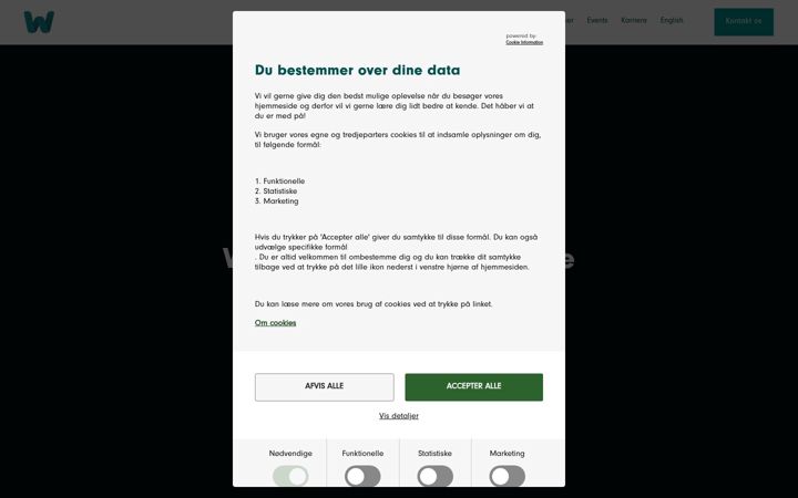 Screenshot of wilke.dk