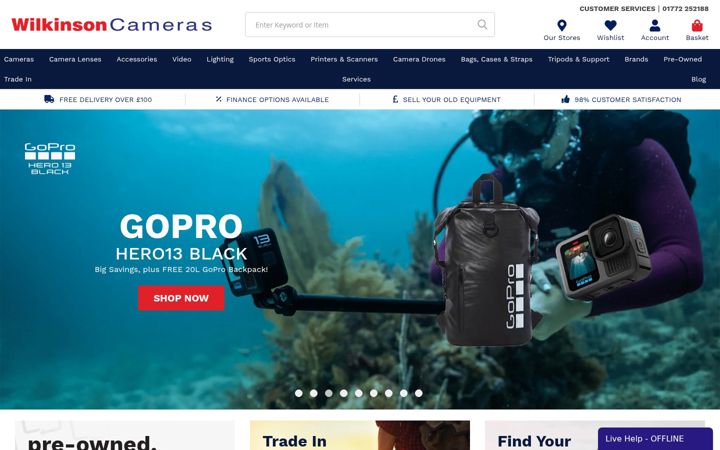 Screenshot of wilkinson.co.uk