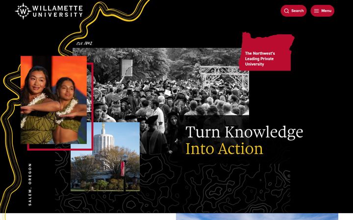 Screenshot di willamette.edu