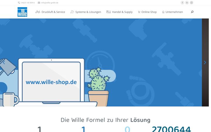 Screenshot του wille-gmbh.de