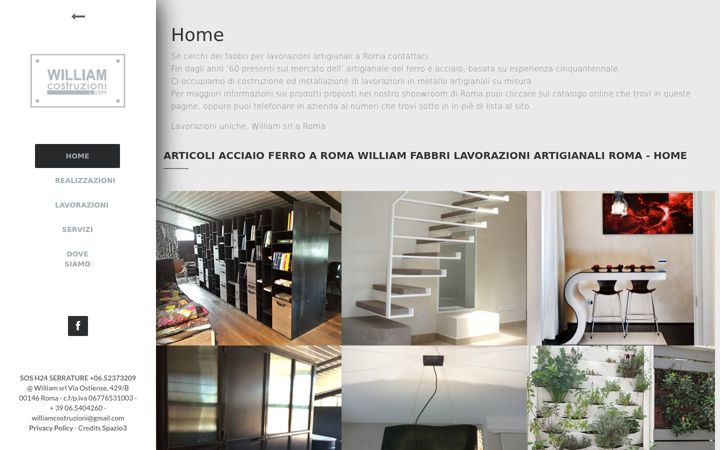 Screenshot di williamcostruzioni.com