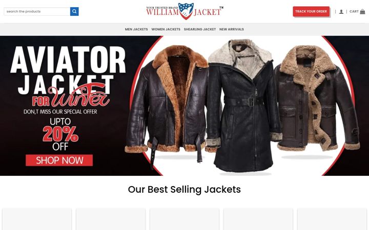Screenshot of williamjacket.com