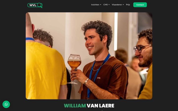 Screenshot of williamvanlaere.be