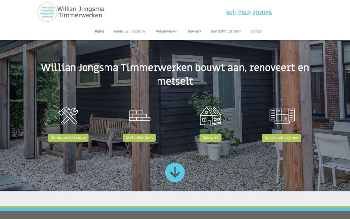 Screenshot του willianjongsmatimmerwerken.nl