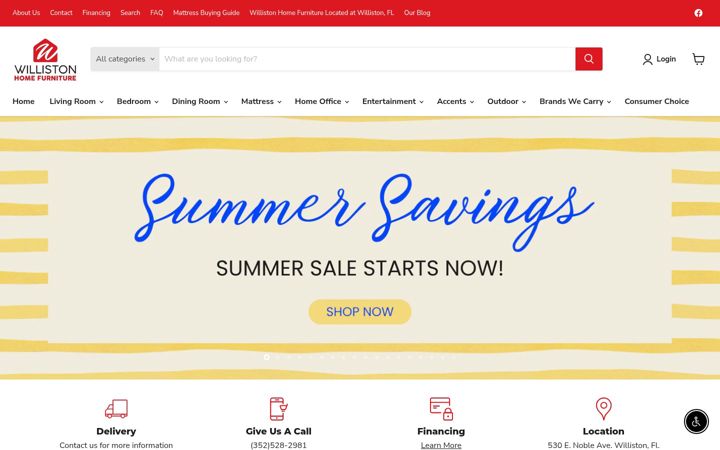 Screenshot of willistonhomefurniture.org