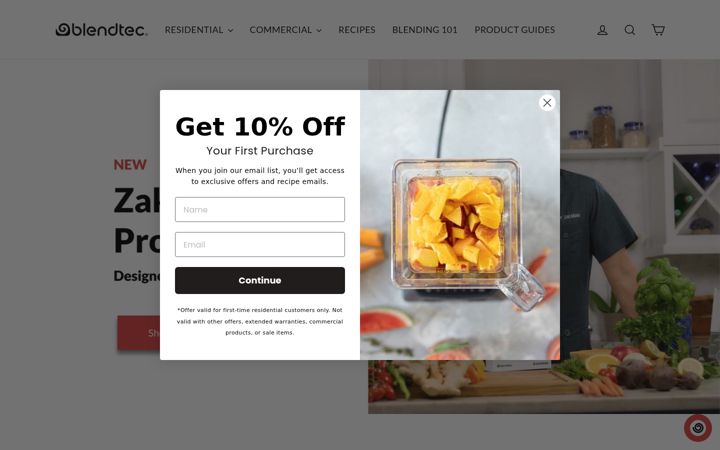 Screenshot of willitblend.com