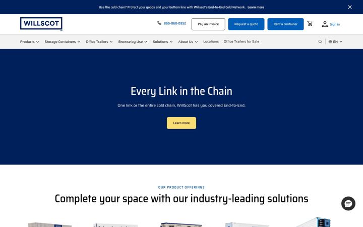 Screenshot of willscot.com