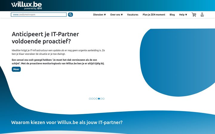 Screenshot ta' willux.be
