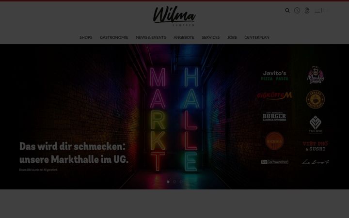 Skærmbillede af wilma-shoppen.de