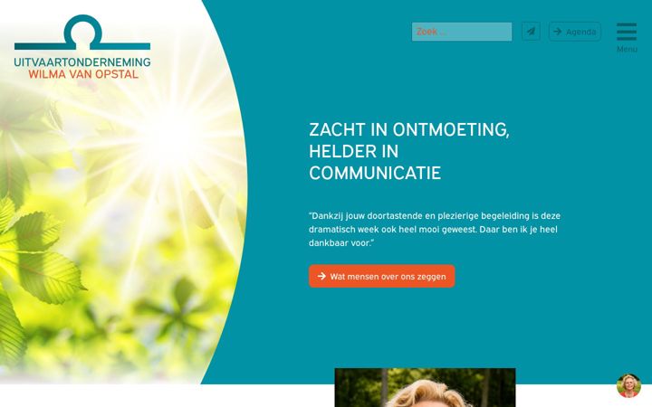 Zrzut ekranu wilmavanopstal.nl