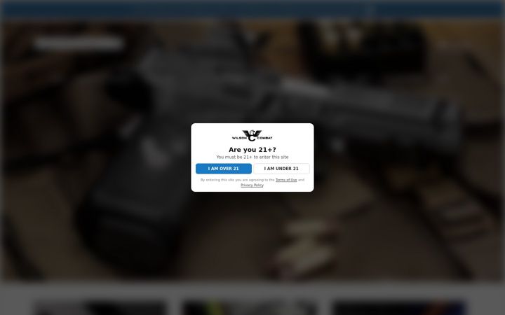 Screenshot of wilsoncombat.com