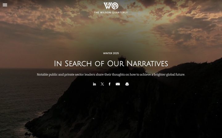 Screenshot of wilsonquarterly.com