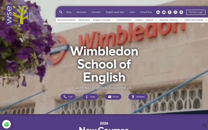 Snimka zaslona za wimbledon-school.ac.uk