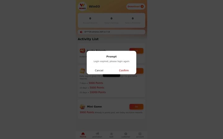 Screenshot of win03.club