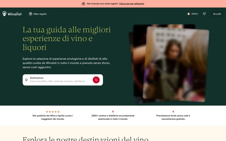 Screenshot of winalist.it