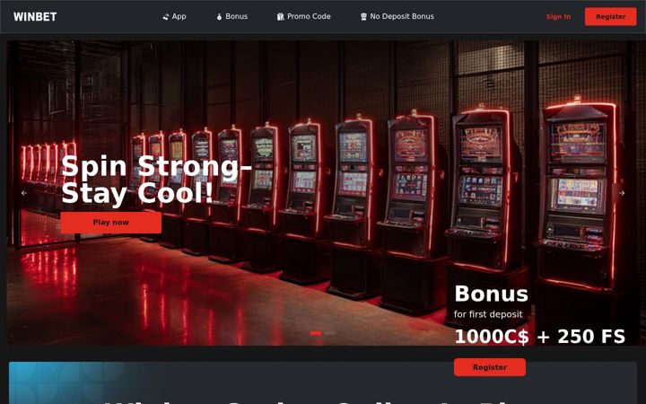 Screenshot of winbetscasino.com