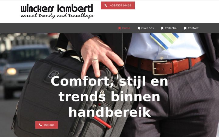 Captură de ecran a winckerslamberti.nl