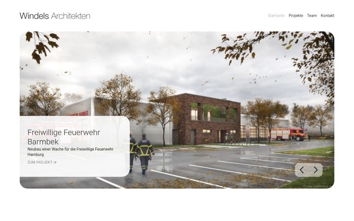 Screenshot of windels-architekten.de