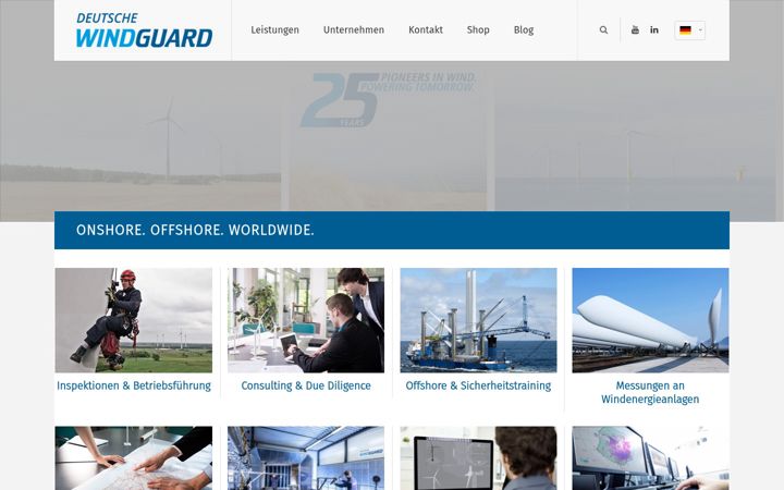 Screenshot of windguard.de