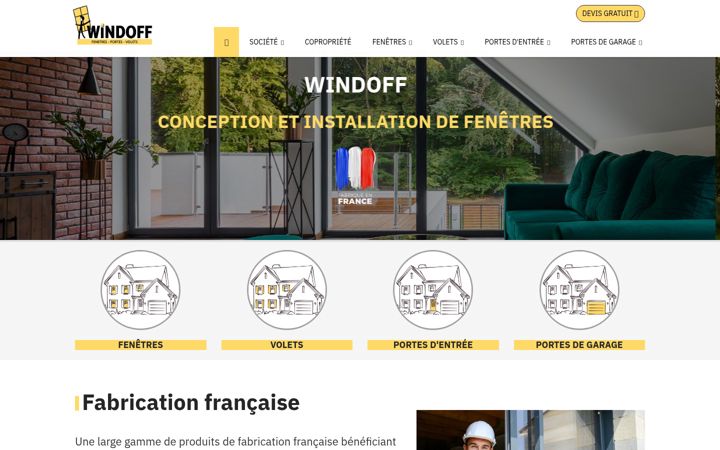 Skærmbillede af windoff.fr