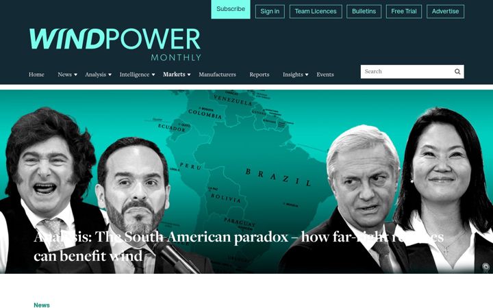 Screenshot of windpowermonthly.com