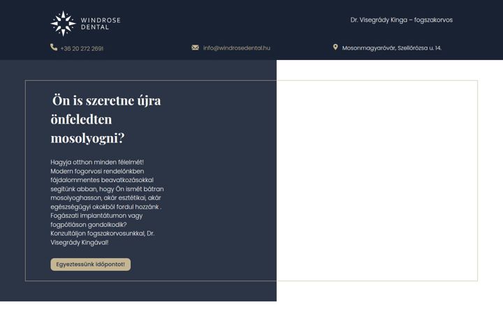 Captura de ecrã de windrose.hu