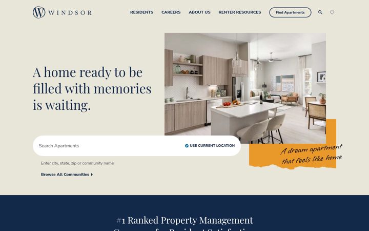 Screenshot of windsorcommunities.com
