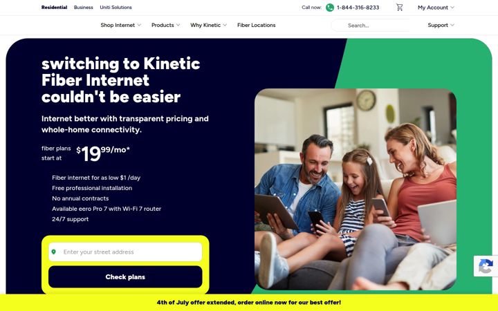 Screenshot di windstream.com