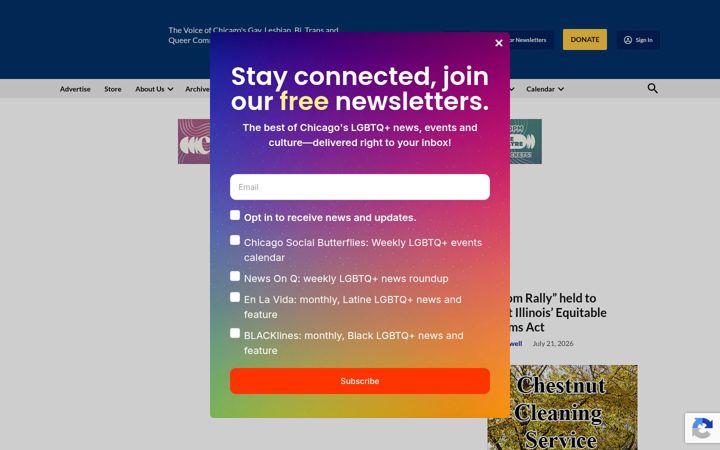 Screenshot of windycitytimes.com