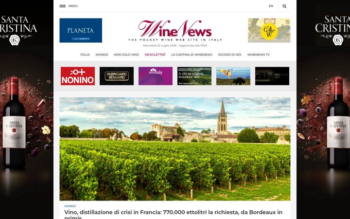 Screenshot of winenews.it
