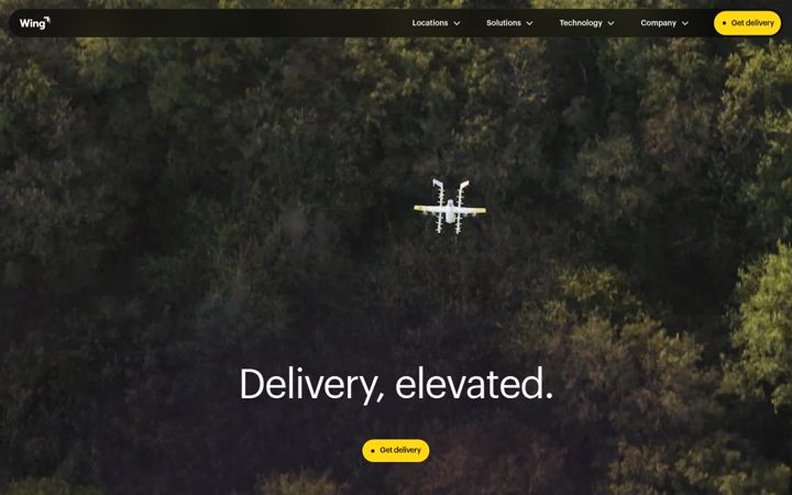 Screenshot of wing.com