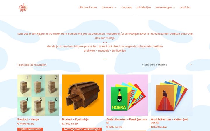 Skærmbillede af winkel-studiokatt.nl