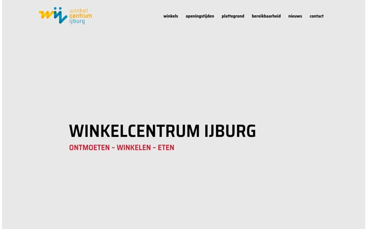 Screenshot of winkelcentrum-ijburg.nl