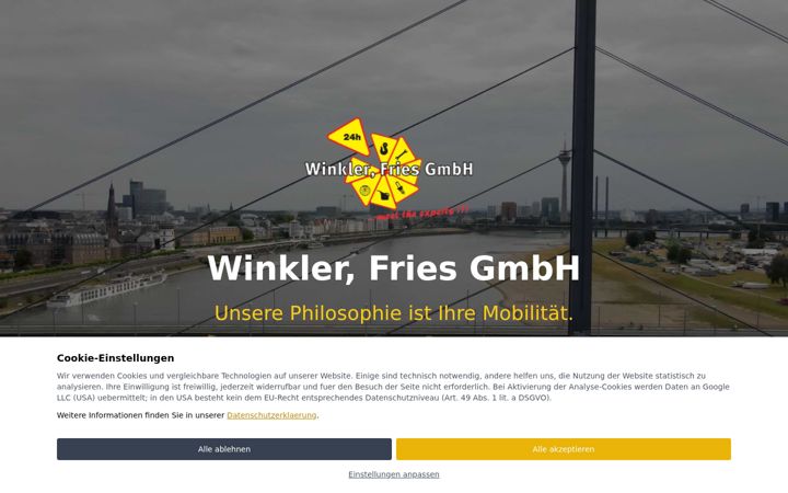 Screenshot von winklerfries.de