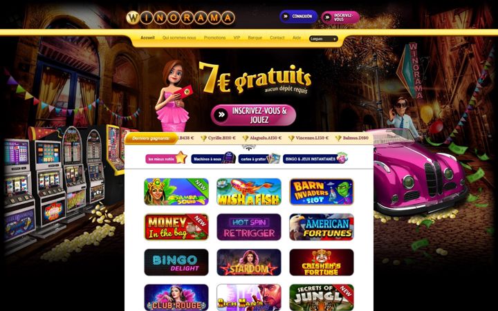 Screenshot di winoramacasino.be